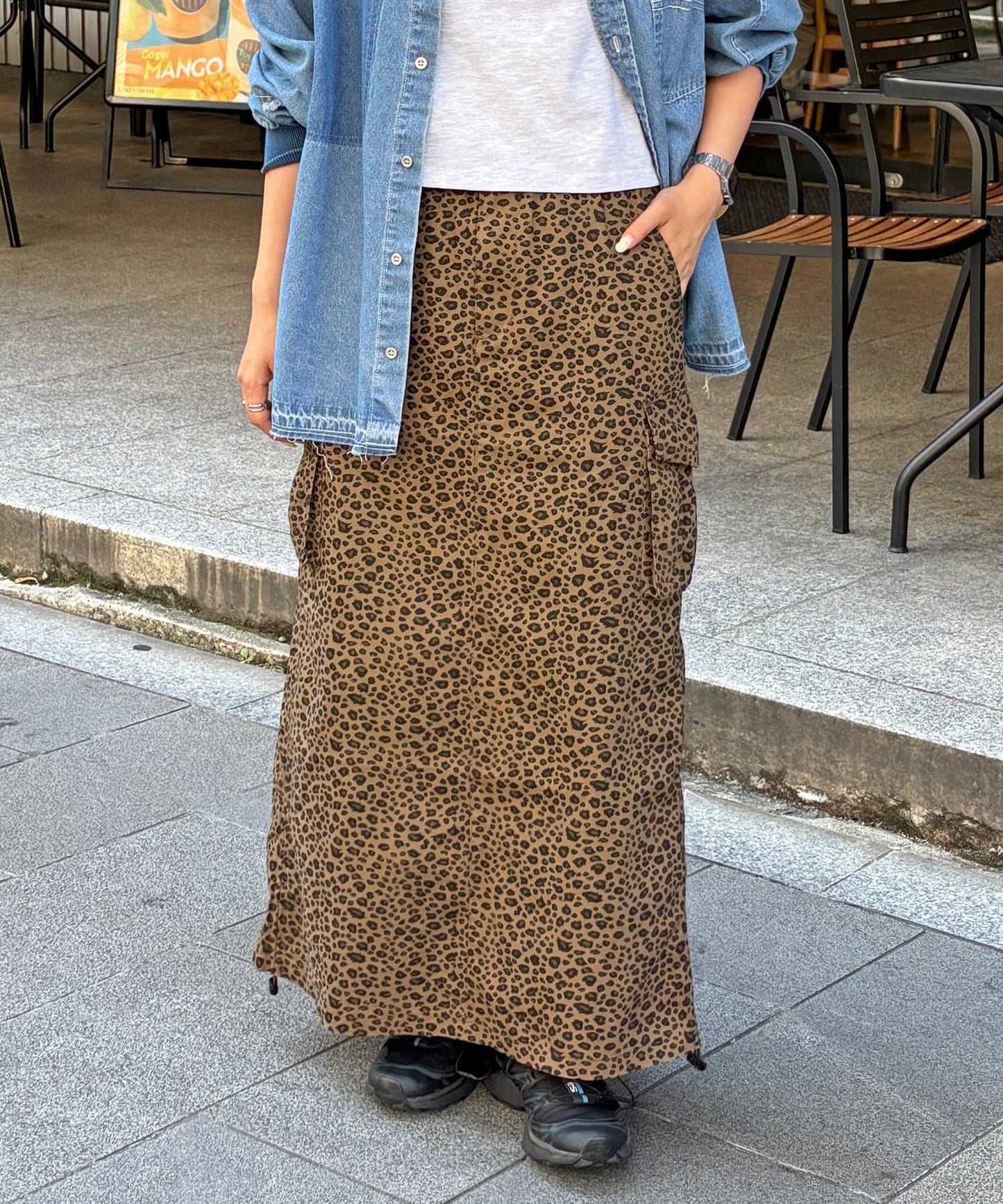 CPCM Twill Cargo Skirt  Adjustable Waist, Petite & Tall Friendly