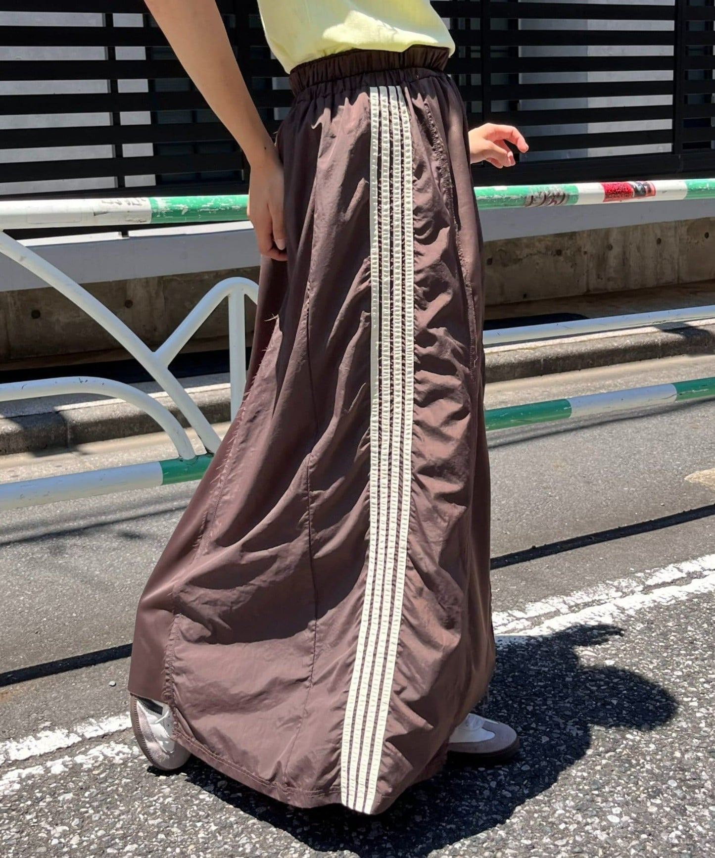 CIAOPANIC TYPY × etsinta Remake Jersey Volume Skirt  Patchwork Sporty Style with A-Line Fit