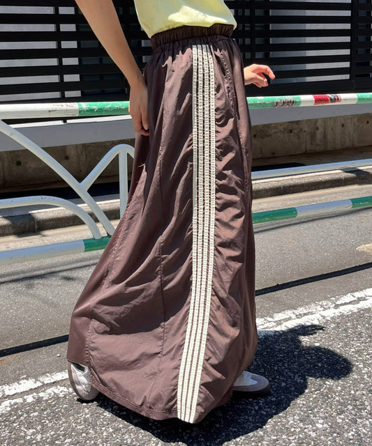 CIAOPANIC TYPY × etsinta Remake Jersey Volume Skirt  Patchwork Sporty Style with A-Line Fit