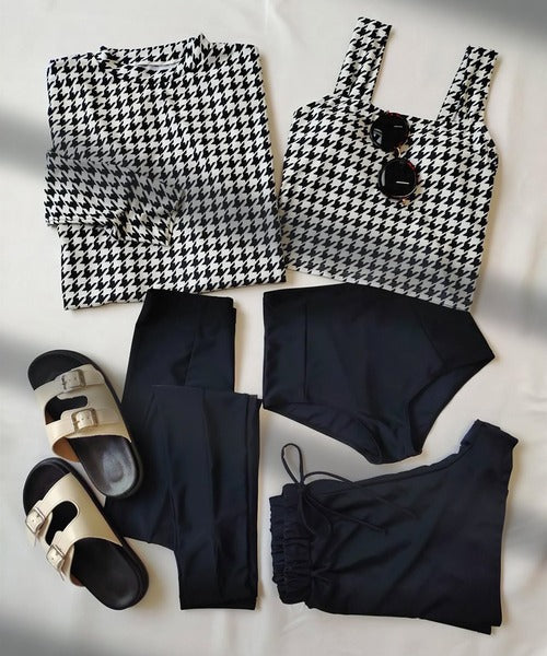 OSYAREVO Women’s 5-Piece Swimsuit Set | Rash Guard + Tankini | UV Cut 99.9% | UPF50+ | Full Coverage & Versatile for Land & Water