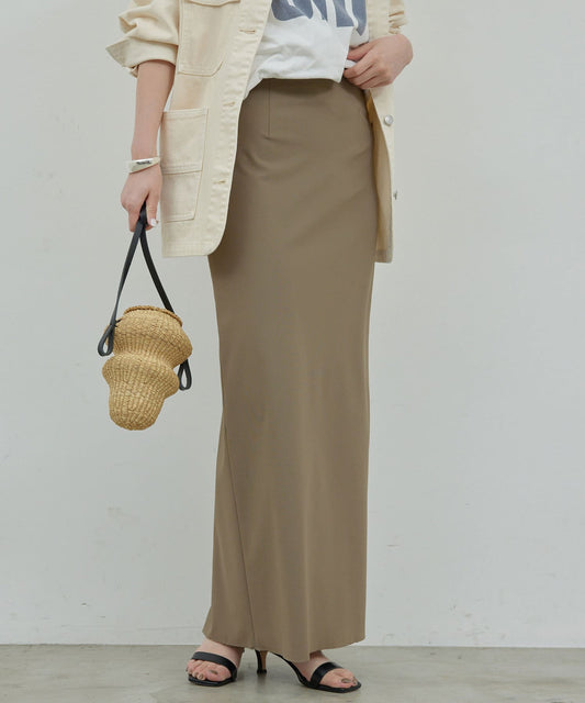 GALLARDAGALANTE Stretch Maxi Tight Skirt 2  3 Sizes  High-Waist I-Line Silhouette