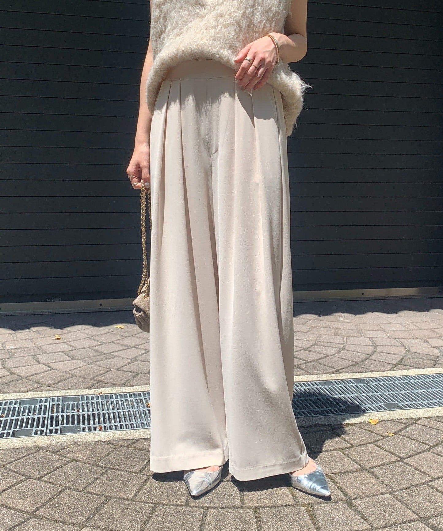 DOUDOU Minus 3kg Look Tuck Wide Pants  No.1 Best-Seller, 22 Colors, 4 Lengths