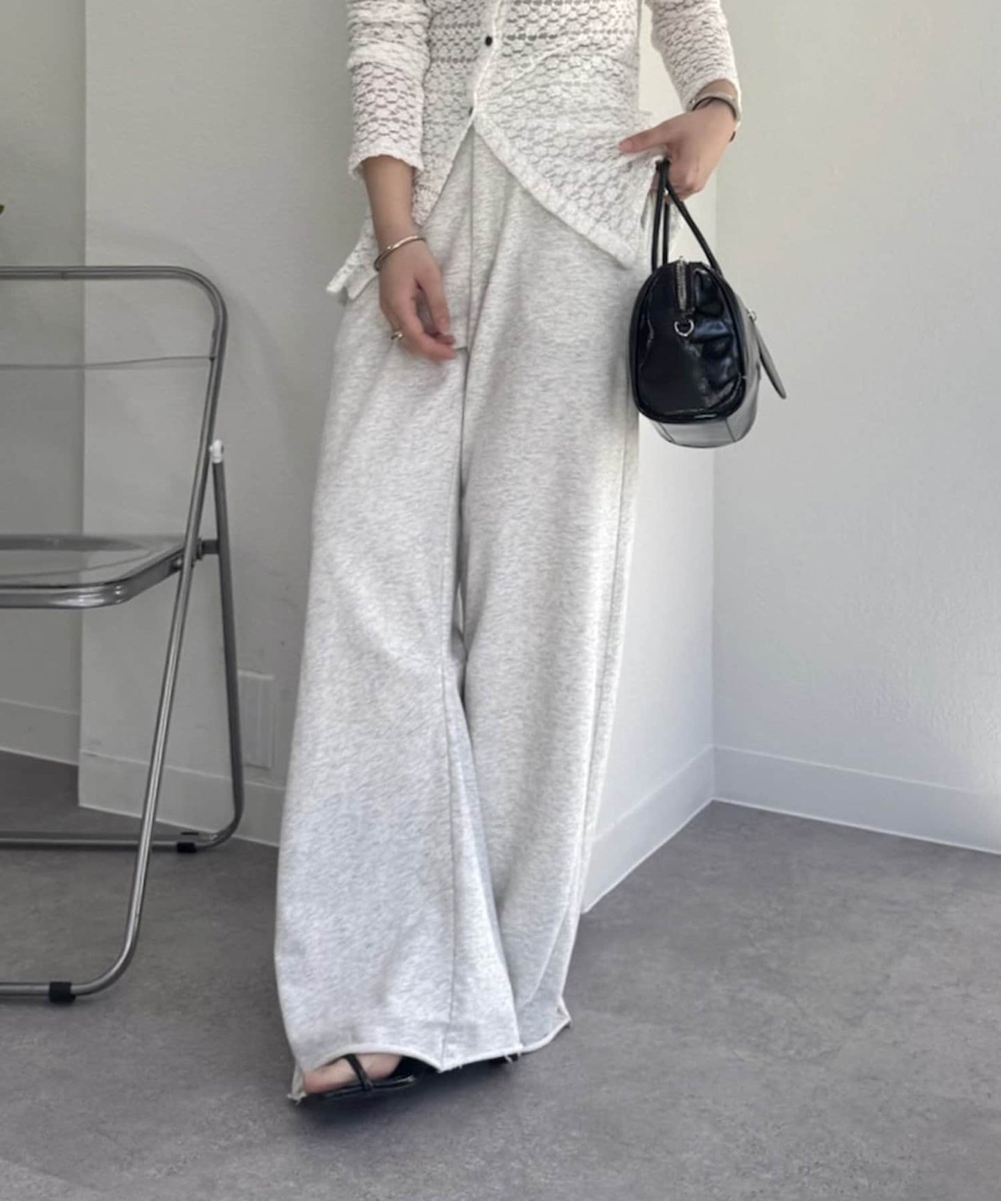 mystic Curve Sweatpants | Relaxed Fit with Belt Loops & Leg-Lengthening Silhouette