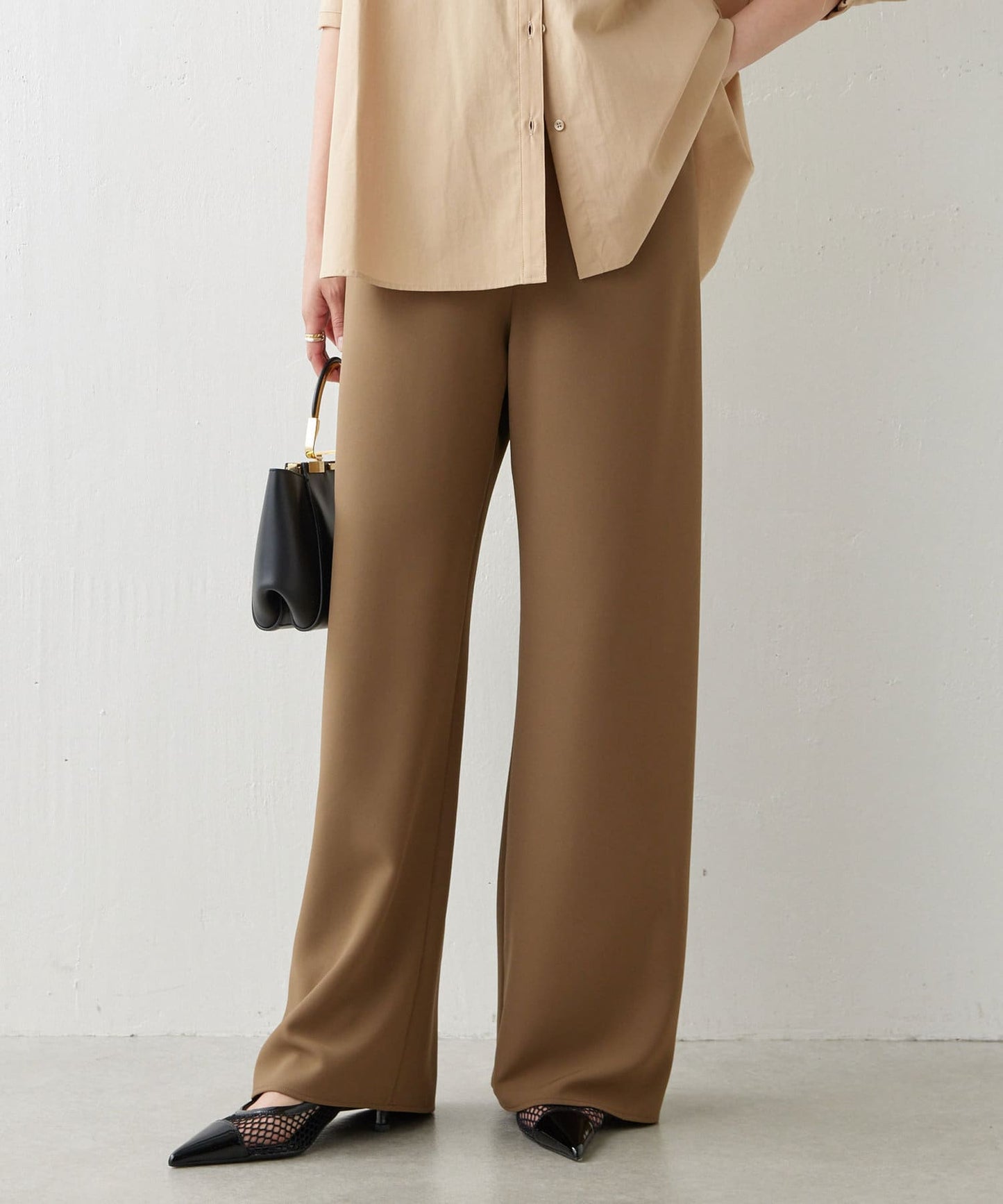 GALLARDAGALANTE × CHIKA Wide Drawstring Pants | Slimming & Comfortable Everyday Essential