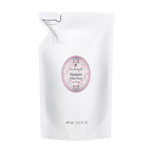JILL STUART White Floral Shampoo Refill | Silky Smooth Hair with Botanical Care