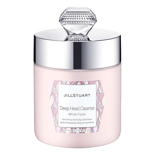 JILL STUART Deep Head Cleanse White Floral | 5-in-1 Cream Scalp & Hair Treatment for Shine & Balance