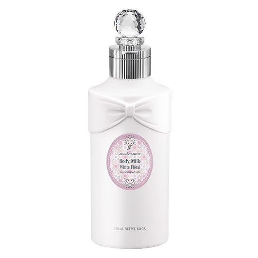 JILL STUART White Floral Body Milk | Lightweight Hydrating Lotion with Hyaluron & Botanical Extracts