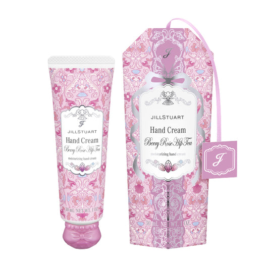Berry Rosehip Tea Hand Cream  Shea Butter & Hyaluronic Hydrating Hand Care