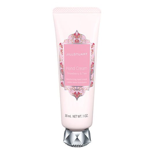 JILL STUART Hand Cream “Strawberry & Tea” | Fresh & Sweet Hydration with Black Tea & White Strawberry