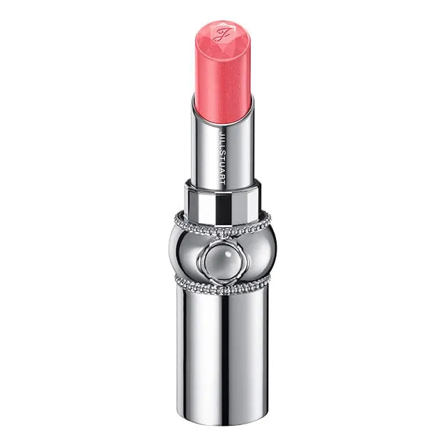 Jill Stuart Rouge Lip Blossom Petal Glow | Fresh Dew-Kissed Lipstick with Glossy Sheen