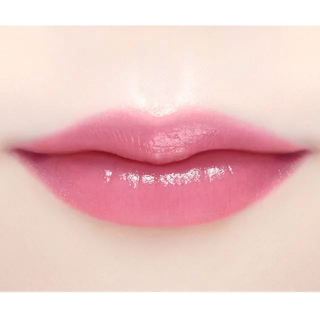 JILL STUART Lip Blossom Glow | Long-Lasting Glossy Lipstick with Hydrating Oils & Floral Design