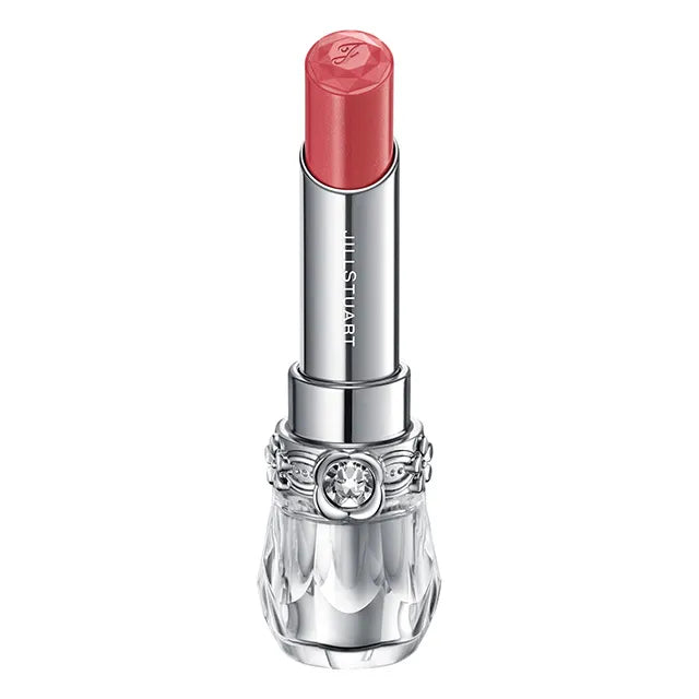 JILL STUART Lip Blossom Glow | Long-Lasting Glossy Lipstick with Hydrating Oils & Floral Design