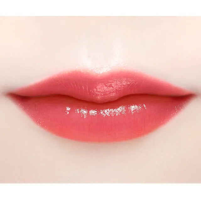 JILL STUART Lip Blossom Glow | Long-Lasting Glossy Lipstick with Hydrating Oils & Floral Design