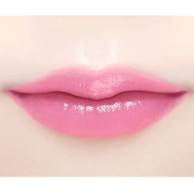JILL STUART Lip Blossom Glow | Long-Lasting Glossy Lipstick with Hydrating Oils & Floral Design