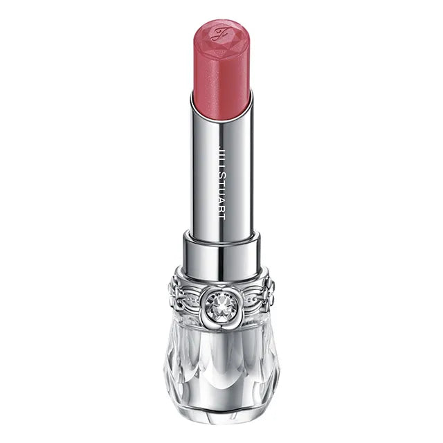 JILL STUART Lip Blossom Glow | Long-Lasting Glossy Lipstick with Hydrating Oils & Floral Design