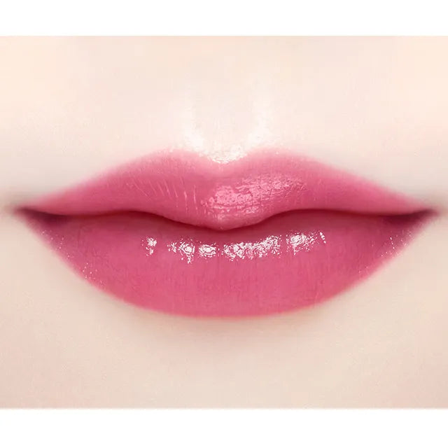 JILL STUART Lip Blossom Glow | Long-Lasting Glossy Lipstick with Hydrating Oils & Floral Design