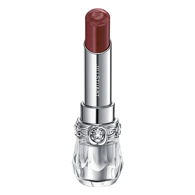 JILL STUART Lip Blossom Glow | Long-Lasting Glossy Lipstick with Hydrating Oils & Floral Design