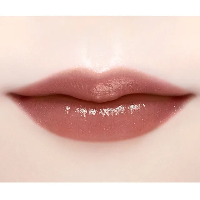 JILL STUART Lip Blossom Glow | Long-Lasting Glossy Lipstick with Hydrating Oils & Floral Design