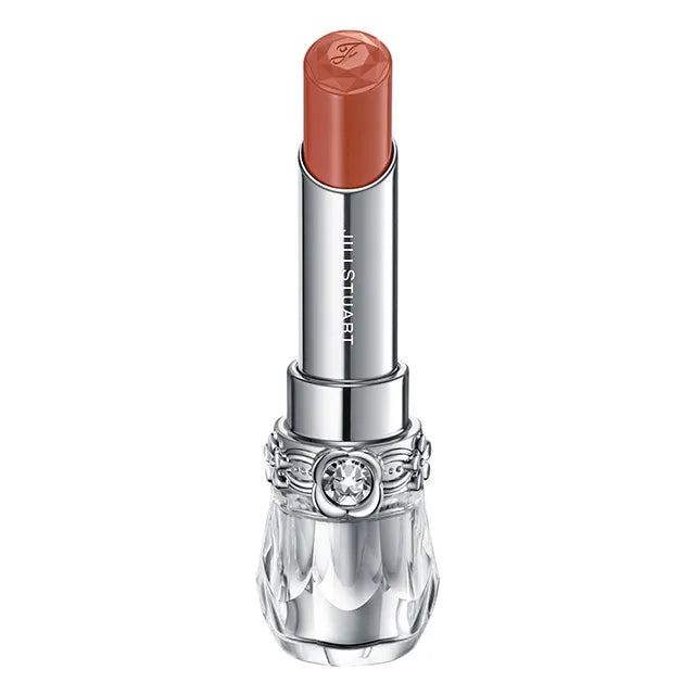 JILL STUART Lip Blossom Glow | Long-Lasting Glossy Lipstick with Hydrating Oils & Floral Design