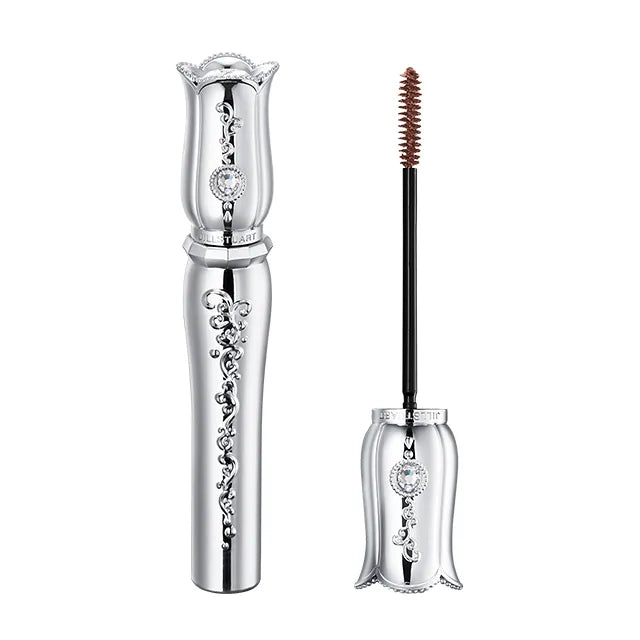 Jill Stuart Blooming Lash Film Curler | Limited-Edition Pink Brown Mascara for Long-Lasting Curl
