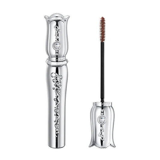 Jill Stuart Blooming Lash Film Curler | Limited-Edition Pink Brown Mascara for Long-Lasting Curl