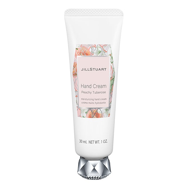 JILL STUART Hand Cream “Peachy Tuberose” | Fruity Floral Hydration with Peach & Rose Extracts