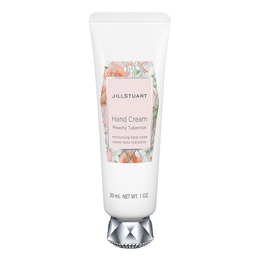 JILL STUART Hand Cream “Peachy Tuberose” | Fruity Floral Hydration with Peach & Rose Extracts