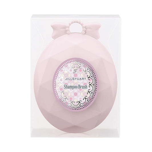 JILL STUART Scalp Shampoo Brush  Gentle Massaging Hair & Scalp Care with Ribbon Design