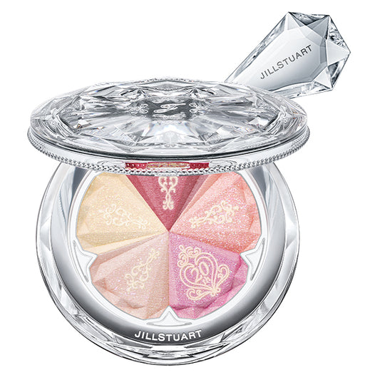 JILL STUART 20th Anniversary Bloom Mix Blush Compact | Limited-Edition 5-Color Cheek Palette