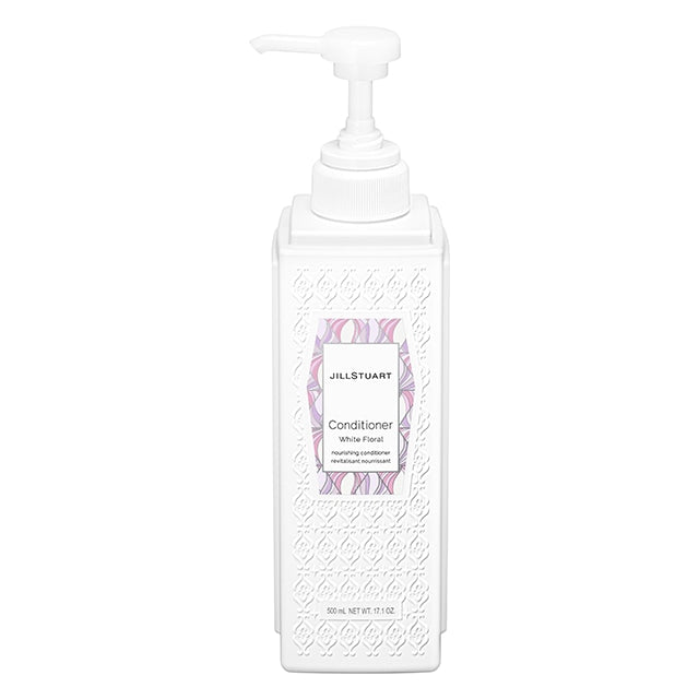 JILL STUART White Floral Conditioner | Smoothing & Color-Protect Conditioner with Macadamia Oil & Botanical Extracts