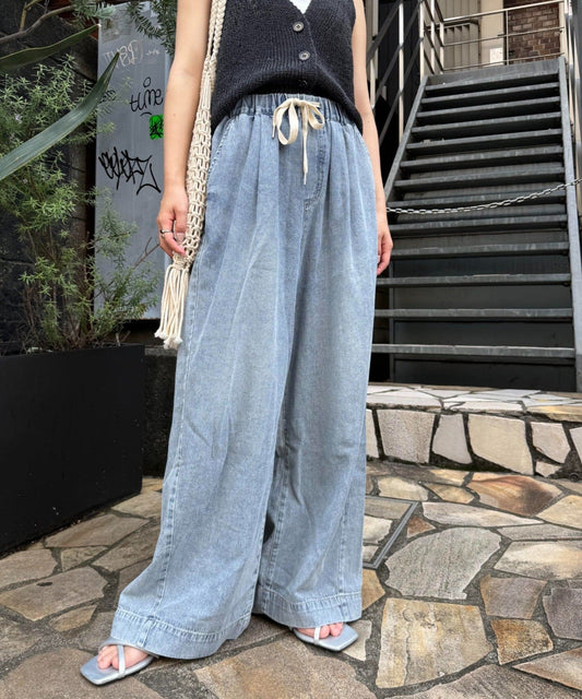 CIAOPANIC TYPY Style-Up Wide Easy Pants | Soft, Comfortable & Leg-Lengthening Fit