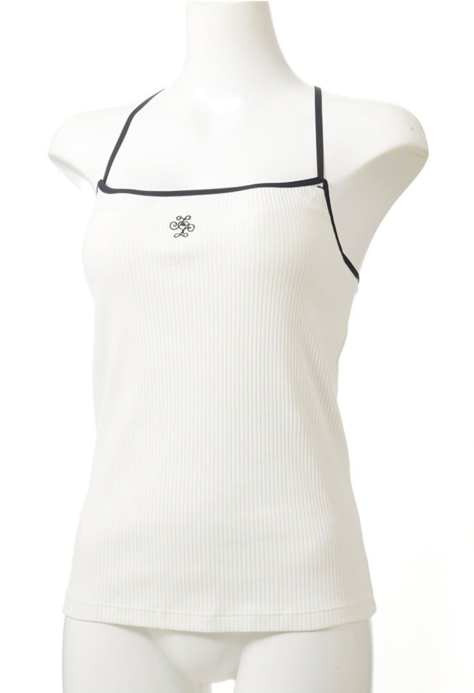 [Cross-Back Detail] Embroidered Cup-Integrated Camisole | No Bra Needed, Quick-Dry Comfort