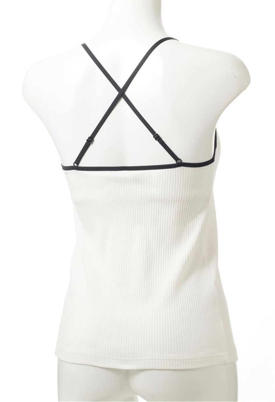 [Cross-Back Detail] Embroidered Cup-Integrated Camisole | No Bra Needed, Quick-Dry Comfort