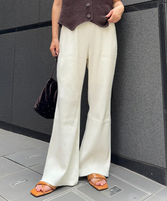 CIAOPANIC TYPY Ribbed Slim Pants | Flattering Minus 3kg Look | Unisex S–L