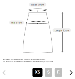 DISCOAT Rib Knit Narrow Skirt  Stretchy Slim Silhouette Skirt with Back Slit (WEB Limited)