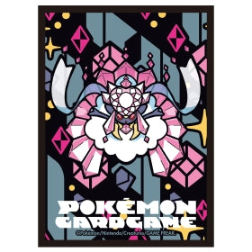 Pokémon Card Game Deck Shield Premium Mat “Mega Diancie” | 64-Sleeve Set | Smooth Matte Finish for Standard Decks
