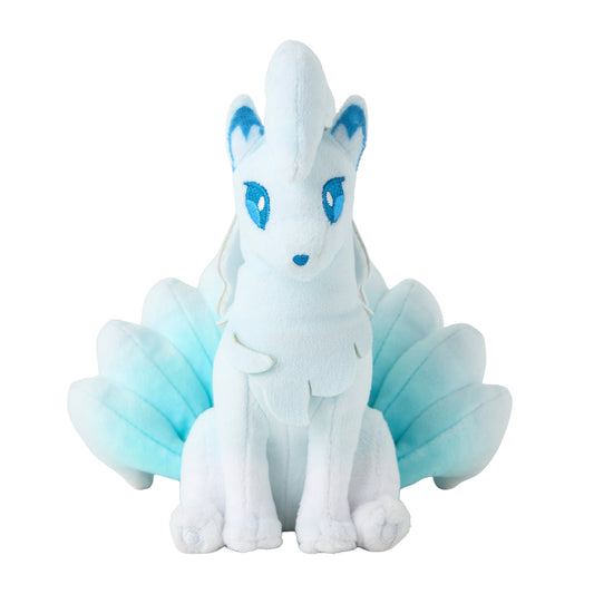 Pokémon Fit Alolan Ninetales Plush – Ice &amp; Fairy-Type Elegance (Palm-Sized Collectible)