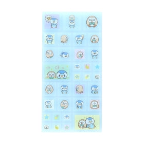 Pokémon Peace Tile Sticker “Piplup & Rowlet” | 3D Puffy Design | Cut & Customize Decoration Seal