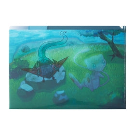 Pokémon “Invisible to Me” A4 Clear File | 2-Pocket Dragapult Stationery | Japan Exclusive