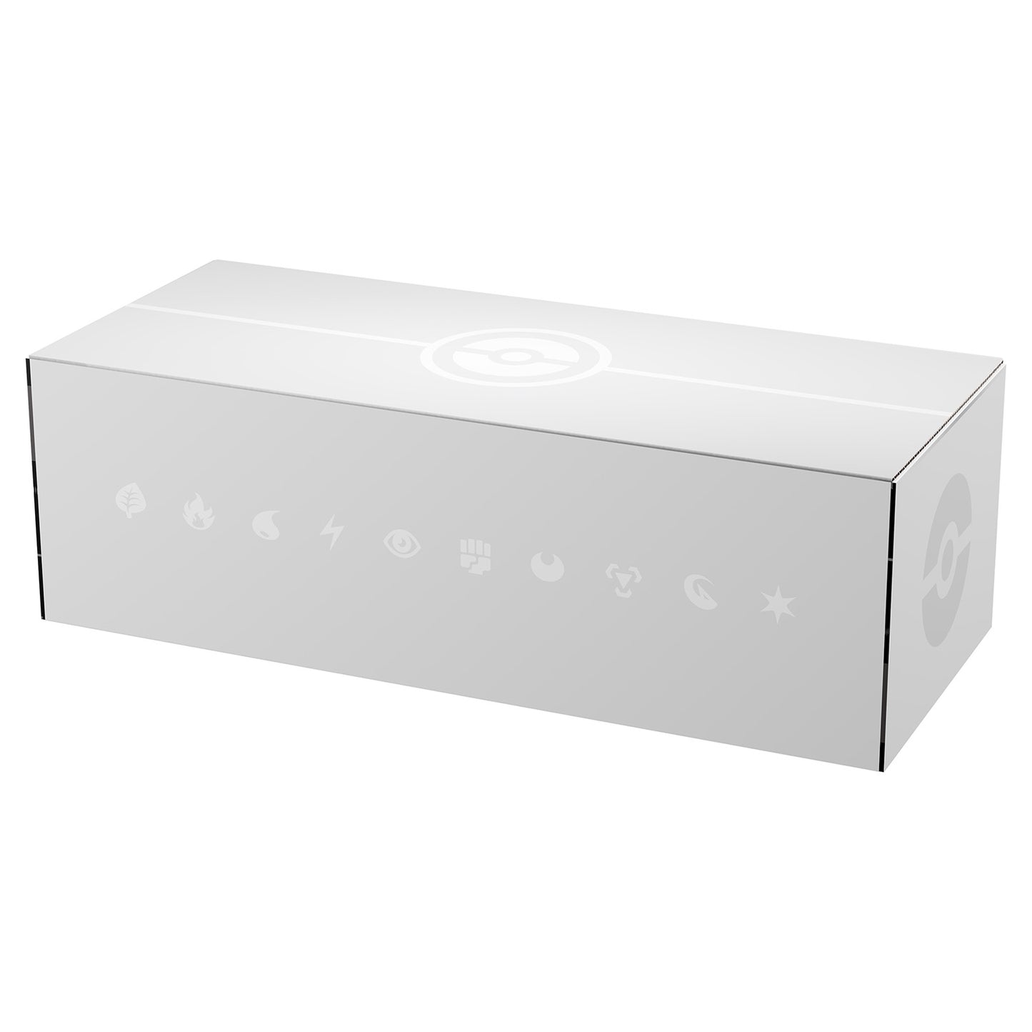 Pokémon TCG Long Card Box “White” | Premium Storage Box for Trading Cards | Japan Exclusive