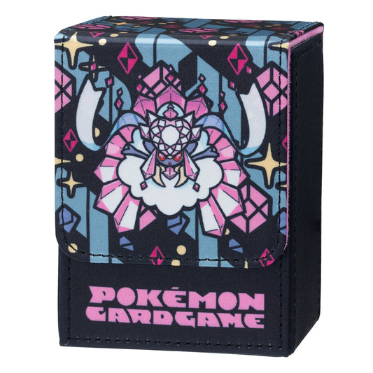 Pokémon TCG Flip Deck Case – Mega Diancie | Glossy Black Design