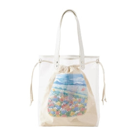 Pokémon Tote Bag “Invisible to Me” Mew | Transparent Design with Drawstring Inner Pouch | Limited 2025 Release