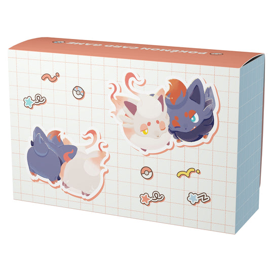 Pokémon TCG Double Deck Case – Zorua & Hisuian Zorua | Twin Tricksters Design