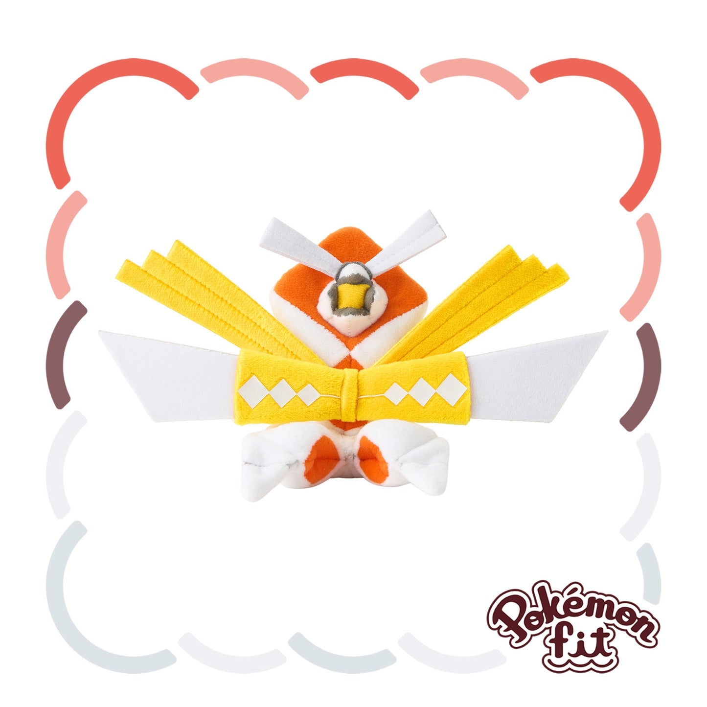 Pokémon Fit Kartana Plush – Ultra Beast Paper Blade (Palm-Sized Collectible)