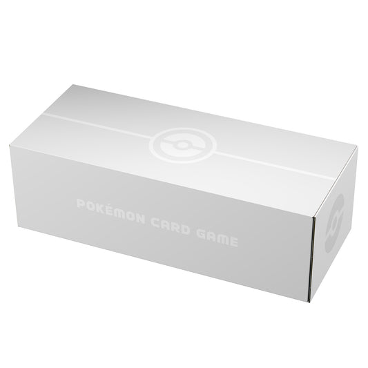 Pokémon TCG Long Card Box “White” | Premium Storage Box for Trading Cards | Japan Exclusive