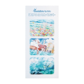 Pokémon “Invisible to Me” Sticky Note Set | 6 Transparent Designs with Mew, Latias & More