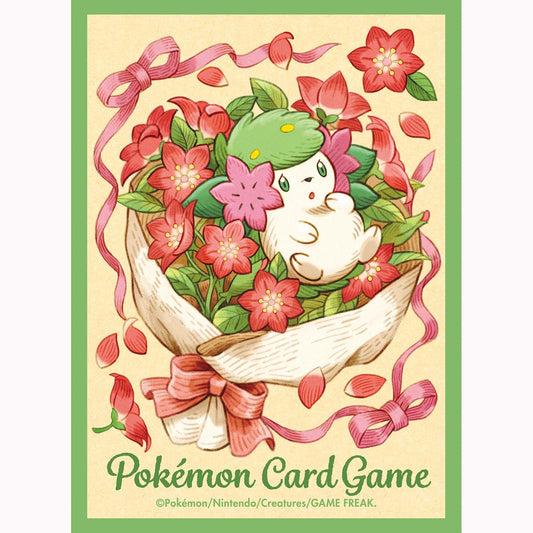 Pokémon TCG Deck Shield “Shaymin” | 64-Sleeve Set | Fresh & Gentle Card Protection