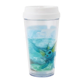 Pokémon Tumbler “Invisible to Me” Vaporeon | 420ml Clear Lid Cup | Limited 2025 Pokémon Collection