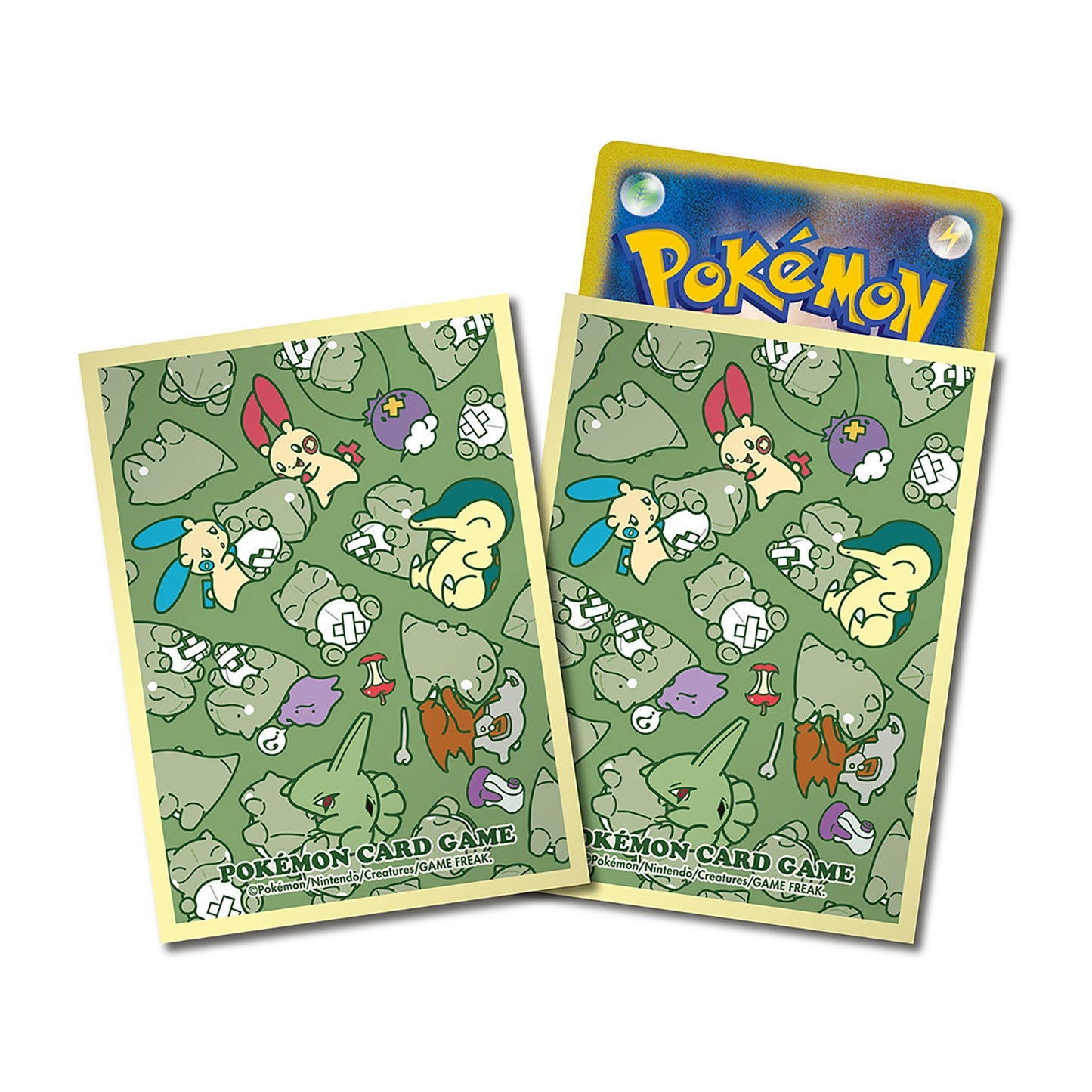 Pokémon TCG Deck Shield “Poké Pals Substitute [Yellow Edition]” | 64-Sleeve Set | Cute & Playful Card Protection 🌼✨