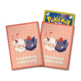 Pokémon TCG Deck Shield – Kindred Spirits Zorua & Hisuian Zorua | 64-Pack Protective Card Sleeves